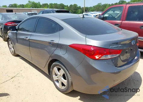 2013 Hyundai Elantra Gls from USA, damaged, VIN 5NPDH4AE4DH417819